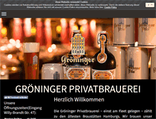 Tablet Screenshot of groeninger-hamburg.de